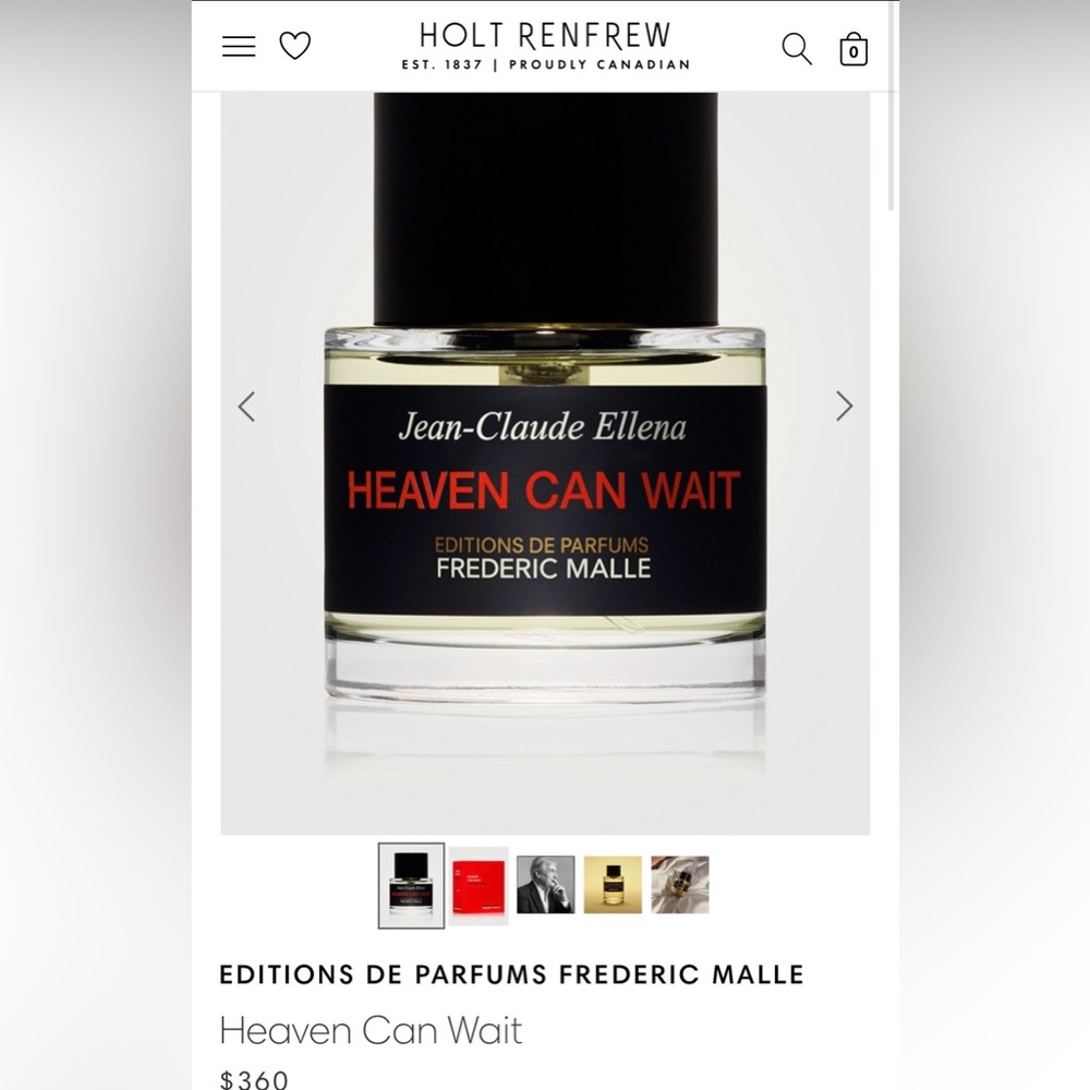 Frederic Malle Red Heaven Can Wait 50ML. Sprayed only 4 times